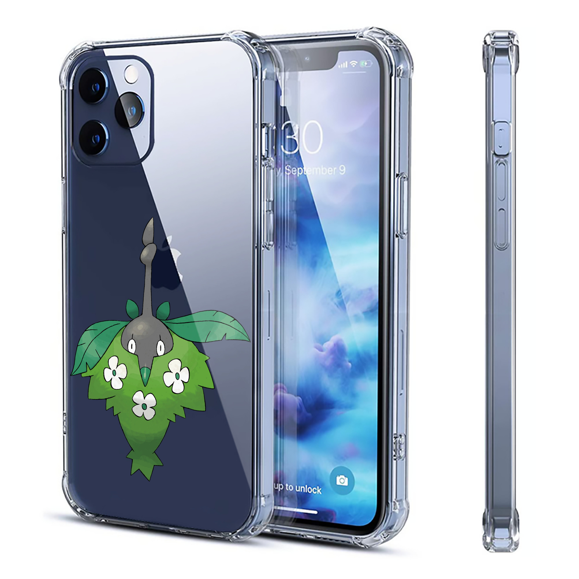 （画像用） ポケットモンスター Pokémon 【iPhone 12シリーズ対応】透明スマホケース（クリアソフトケース）